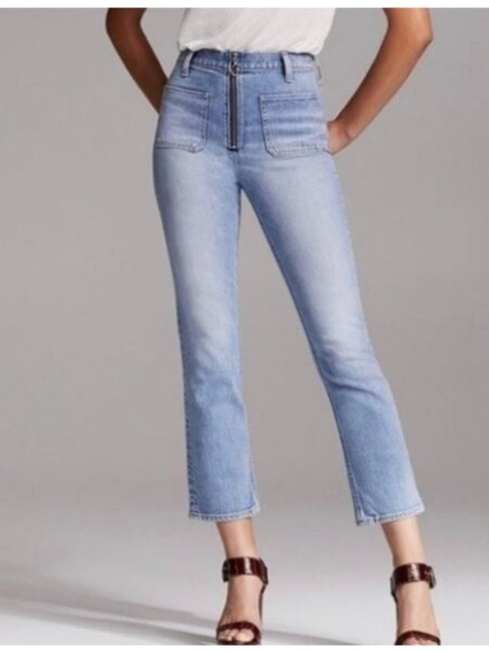 🛍 Aritzia Denim Forum The Just Peachy Straight Jean